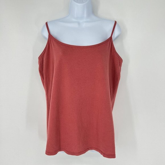 Lane Bryant Fitted‎ Sleeveless Cami 14/16 Spaghetti Straps Adjustable Rouge Red - Picture 5 of 10